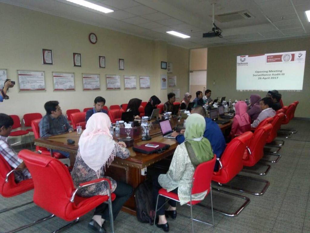 Opening meeting surveillance audit III (audit mutual eksternal) by Beraue Veritas on April 26, 2017