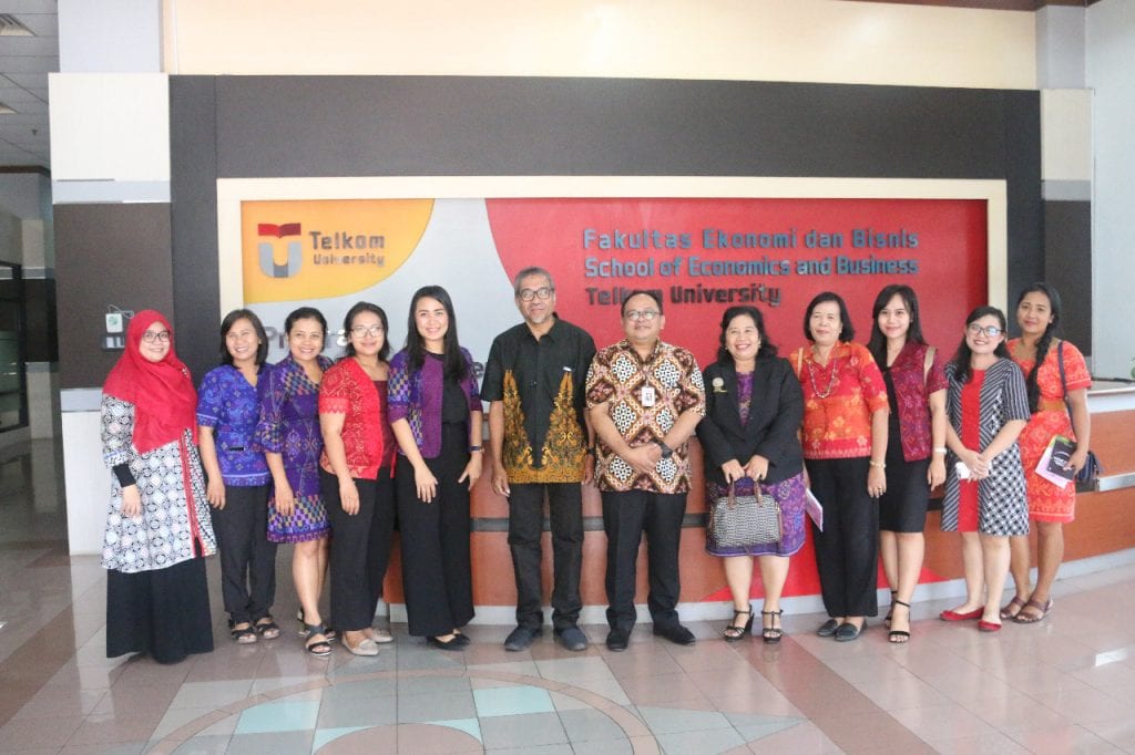 Udayana University's FEB Visit about the ABEST21 International Accreditation Preparation Benchmark