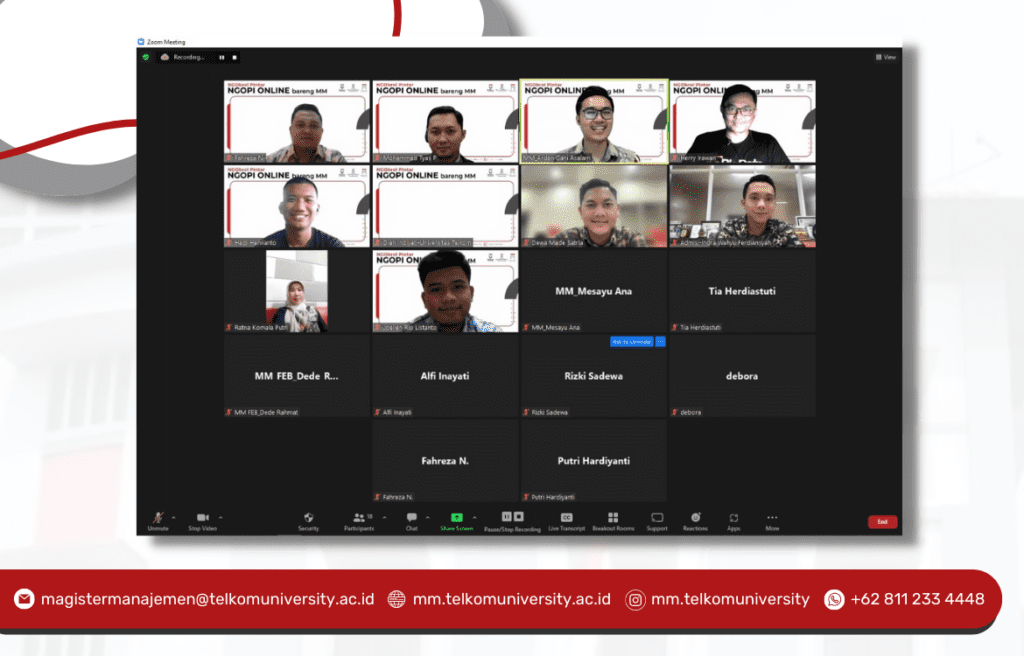 #1 NGOPI (NGObrol Pintar) Online bareng MM Telkom University 2022