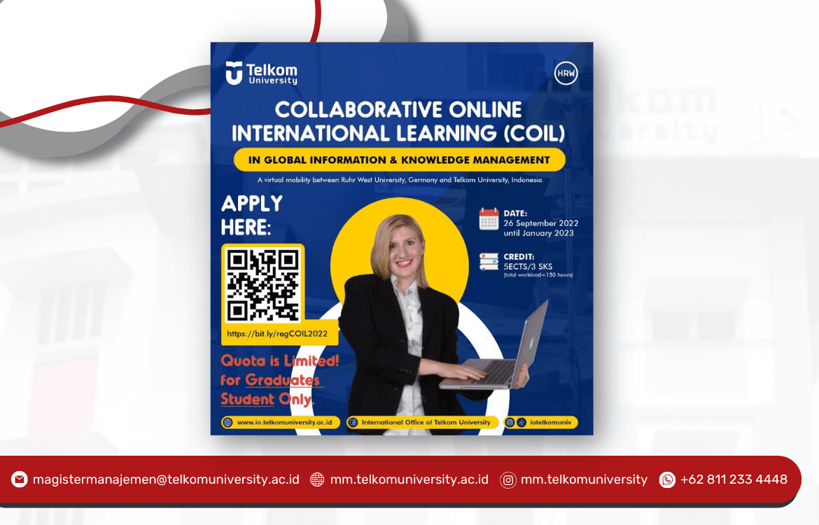 Pelaksanaan Collaborative Online International Learning (COIL) di Program Magister Manajemen Telkom University